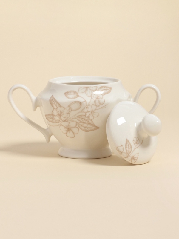 Сахарница SL Home &laquo;Аманде&raquo;, 17&times;11&times;12 см, фарфор, белая