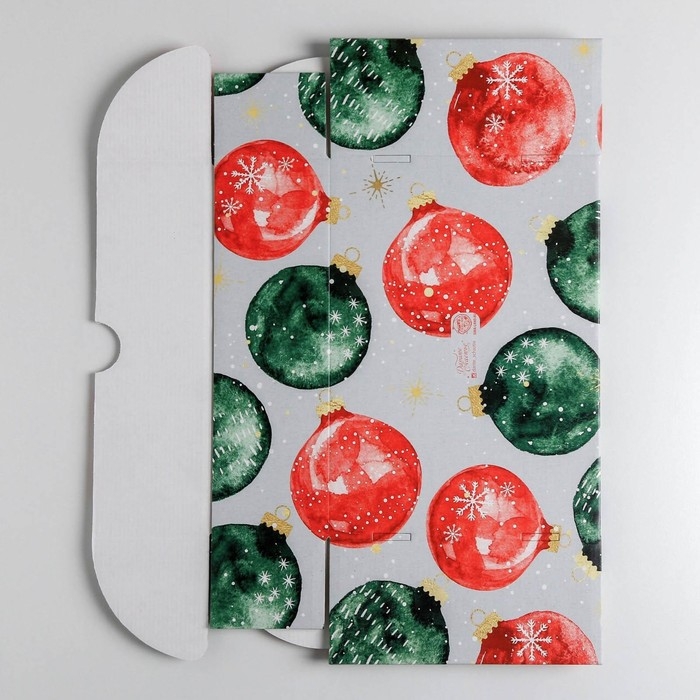 Коробка подарочная новогодняя складная &laquo;Уютного нового года&raquo;, 30,7 х 22 х 9,5 см, Новый год