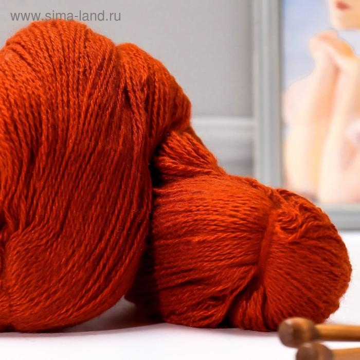 Пряжа Пряжа "Карачаевская" 100% акрил 820-850м/250-280гр (38 Кр. Терракот)