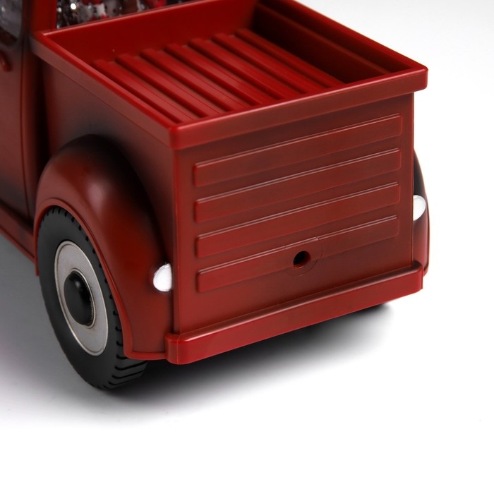 Светодиодная фигура «Машина снеговика» 22 × 11 × 9 см, пластик, батарейки ААх3 (не в комплекте), USB, свечение тёплое белое Светодиодная фигура «Машина снеговика» 22 × 11 × 9 см, пластик, батарейки ААх3 (не в комплекте), USB, свечение тёплое белое