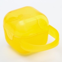 Контейнер для хранения и стерилизации детских сосок и пустышек, цвет желтый Контейнер для хранения и стерилизации детских сосок и пустышек, цвет желтый