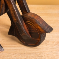 Сувенир &laquo;Аборигены байкеры&raquo;, 38&times;15&times;30 см, дерево