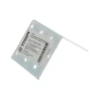 Уголок крепёжный ТУНДРА 60х60х60х2 мм, оцинкованный, в упаковке 1 шт.