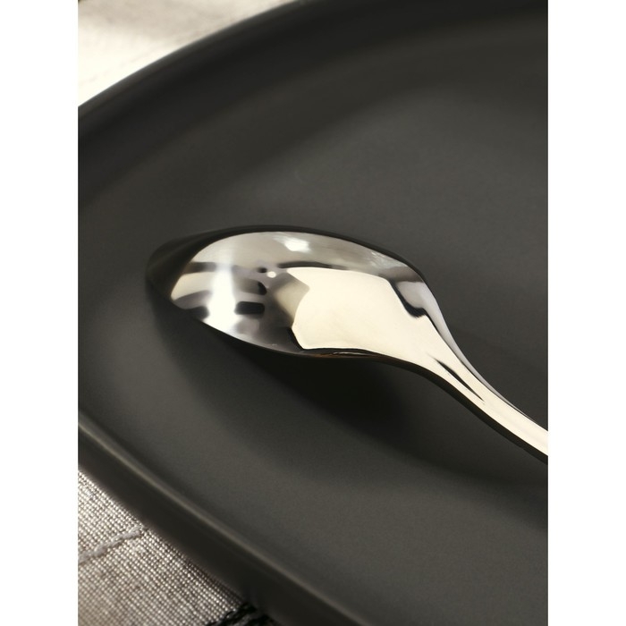 Ложка чайная из нержавеющей стали Magistro &laquo;Виконт&raquo;, длина 17 см, цвет серебряный