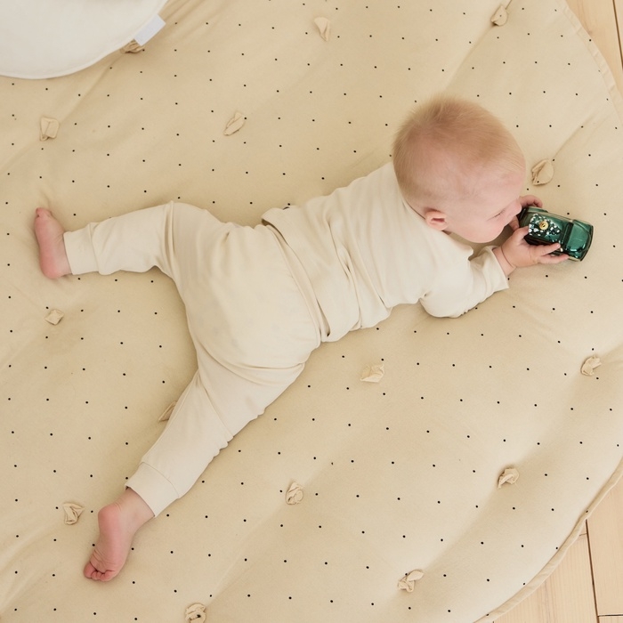 Костюм (штанишки и кофточка) Крошка Я "Новогодние игрушки", рост 68-74 см