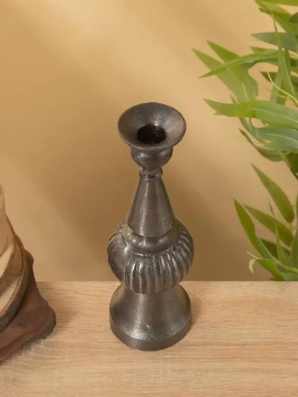 Подсвечник "Ретро серия Аликанте" алюминий 7,5х7,5х26 см