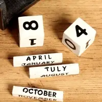 Календарь настольный &laquo;Якорь&raquo;, 7&times;4&times;10 см, дерево, чёрно-коричневый