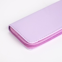 Кошелёк женский на молнии, цвет сиреневый Кошелёк женский на молнии, цвет сиреневый
