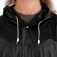 Дождевик взрослый плащ &laquo;Плащ, плащ, танцуй, танцуй&raquo;, размер 42-48, 60 х 110 см, цвет чёрный