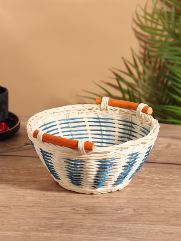 Корзина плетеная 22x21x10 см, ротанг