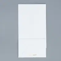 Пакет подарочный без ручек &laquo;С Новым Годом&raquo;, белый, с тиснением, 10&times;19.5&times;7 см