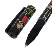 Ручка шариковая, 0.38 мм, стержень синий, игольчатый пишущий узел