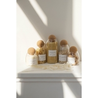 Банка стеклянная для хранения сыпучих продуктов &laquo;Эко. Шар&raquo;, 1,1 л, 9,5&times;24 см, с пробковой крышкой