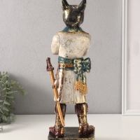 Сувенир полистоун "Французский бульдог в форме" 11х14х42 см