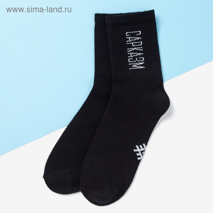 Носки женские KAFTAN "Сарказм" р. 36-39 (23-25 см), чёрный