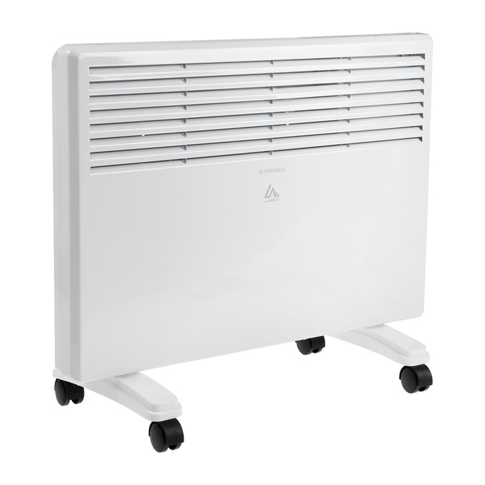 Обогреватель конвекторный Luazon LКO-03, напольный, 1500 Вт, 30 м&sup2;, 2 режима, белый