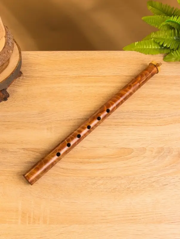 Сувенирный музыкальный инструмент "Флейта" бамбук, цв. коричневый, 40х3х3 см