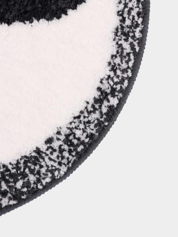 Коврик Доляна Kitty, 55&times;64 см, ворс 1 см, микрофибра, белый