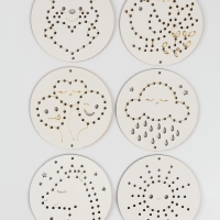 Детский набор для вышивания на деревянных основах "Сказочные узоры