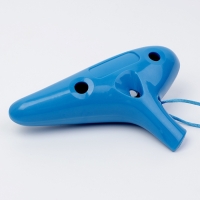 Окарина Music Life 12 отверстий, синяя, 14,8 х 9,2 х 4,6 см