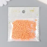 Бисер стекло 6/0 "Розовая креветка" 15 гр