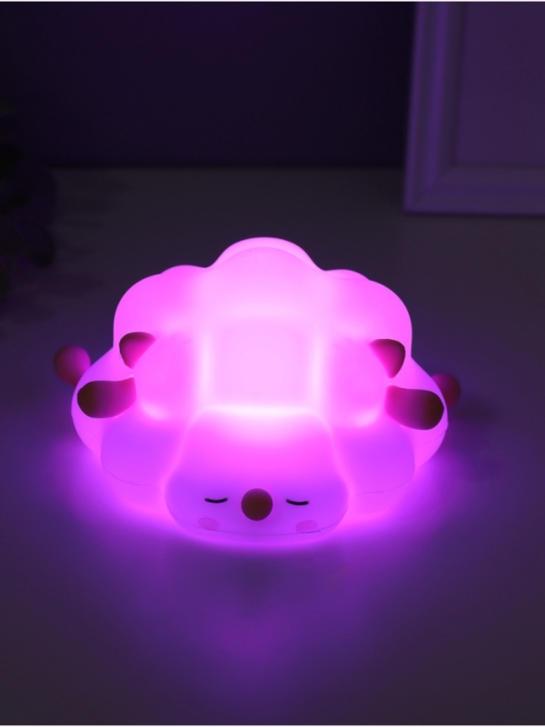 Ночник антистресс Ночник антистресс "Барашек" 2Вт LED RGB USB 13,8х16,5х8см