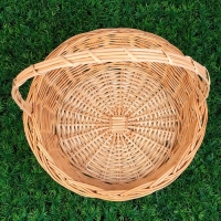 Корзина &laquo;Карина&raquo;, №3, Dдно=25 см, Dверх=31 см, H=9/34 см, ручное плетение, ива