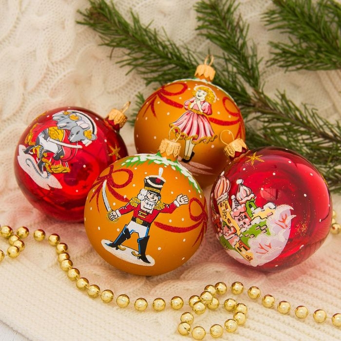 Набор "Щелкунчик" (набор 4шт) d-7,5 см