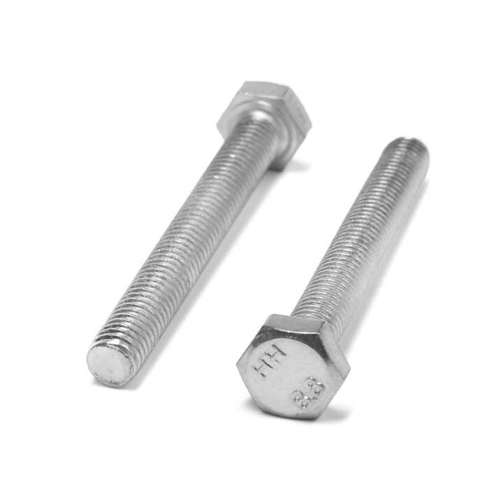 Болт ТУНДРА, оцинкованный, DIN 933, класс прочности 8.8, М6х50 мм, 1 кг Болт ТУНДРА, оцинкованный, DIN 933, класс прочности 8.8, М6х50 мм, 1 кг