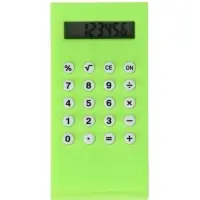 Калькулятор-зажим 8-разрядный корпус зеленый