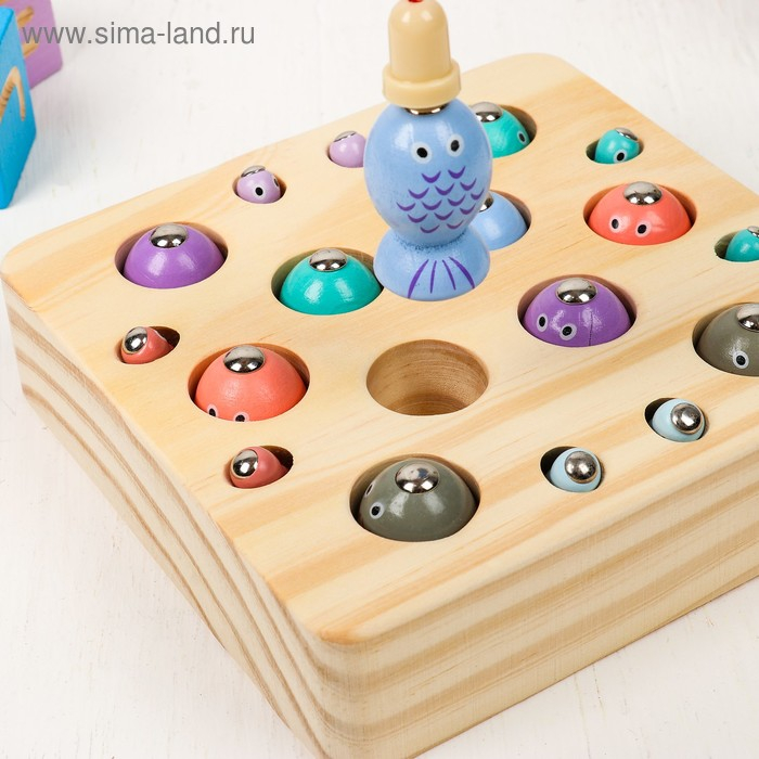 Игрушка развивающая &laquo;Рыбалка&raquo; 6 &times; 18 &times; 17 см