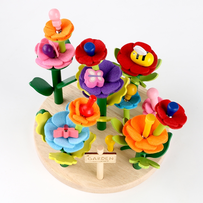 Развивающая игра &laquo;Цветочная клумба&raquo; 19 &times; 20,5 &times; 6,5 см
