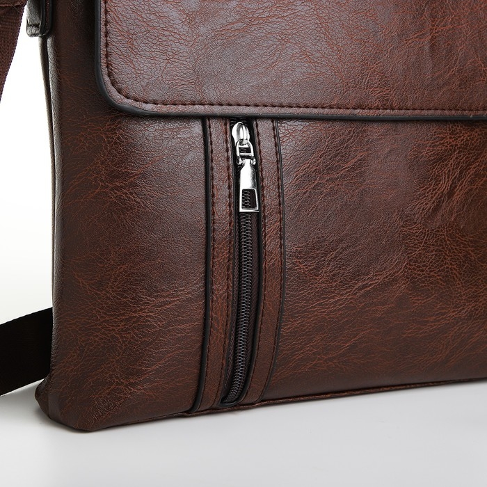 Сумка мужская, цвет коричневый Сумка мужская, цвет коричневый