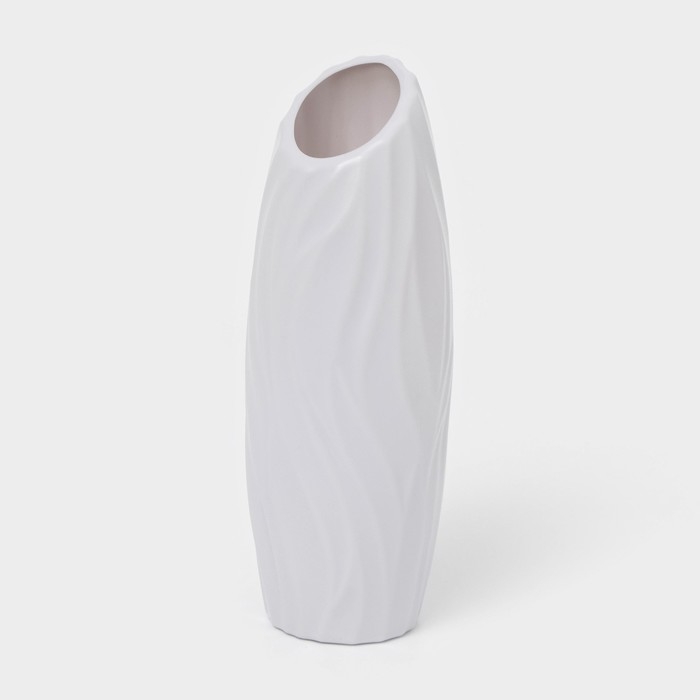 Ваза для цветов, 550 мл, 7&times;20 см, цвет серый