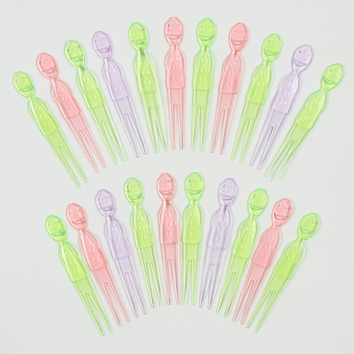 Шпажки для канапе &laquo;Человечки&raquo;, набор 20 шт.