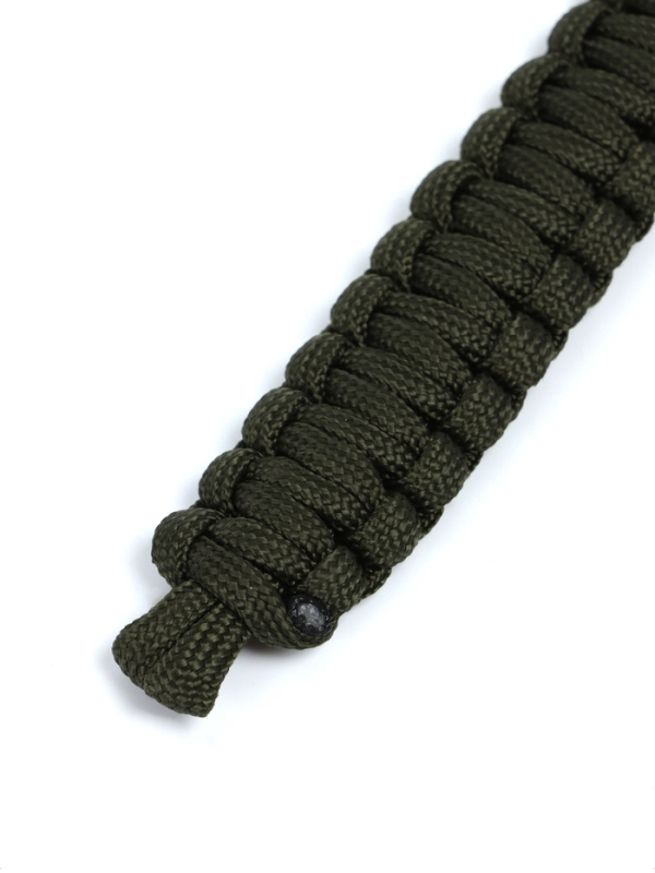 Браслет из паракорда, 25 см, олива