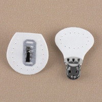 Набор для создания сумки, 4 предмета, кольцо-карабин - 2 шт, ручка, застёжка, цвет белый/серебряный Набор для создания сумки, 4 предмета, кольцо-карабин - 2 шт, ручка, застёжка, цвет белый/серебряный