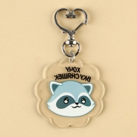 Брелок для ключей акриловый «Енот», 5 х 4,9 см Брелок для ключей акриловый «Енот», 5 х 4,9 см