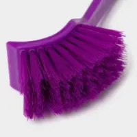 Щётка для посуды с изогнутой ручкой Доляна, 3&times;4&times;20 см, МИКС