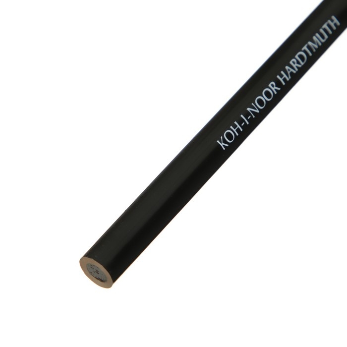 Карандаш незаточенный 4.3 мм, Koh-I-Noor 3263/5, по стеклу, металлу, пластику, чёрный, L=175 мм, МИКС упаковки