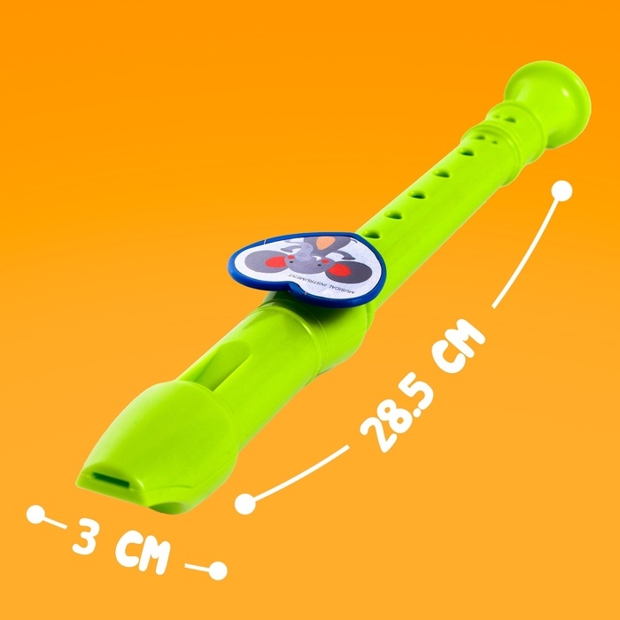 Игрушка музыкальная флейта &laquo;Зверята&raquo;, цвета МИКС