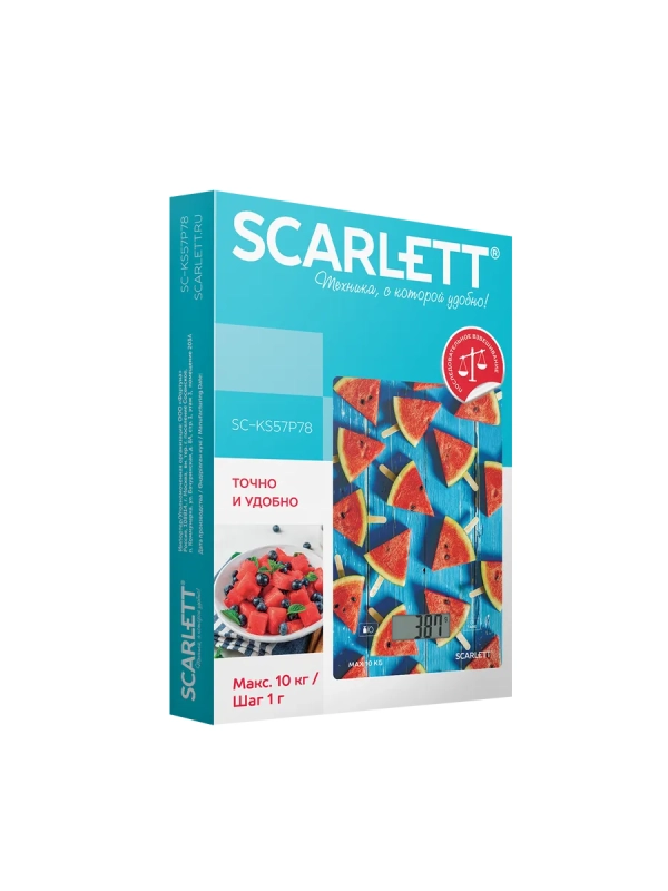 Кухонные весы до 10 кг SC-KS57P78