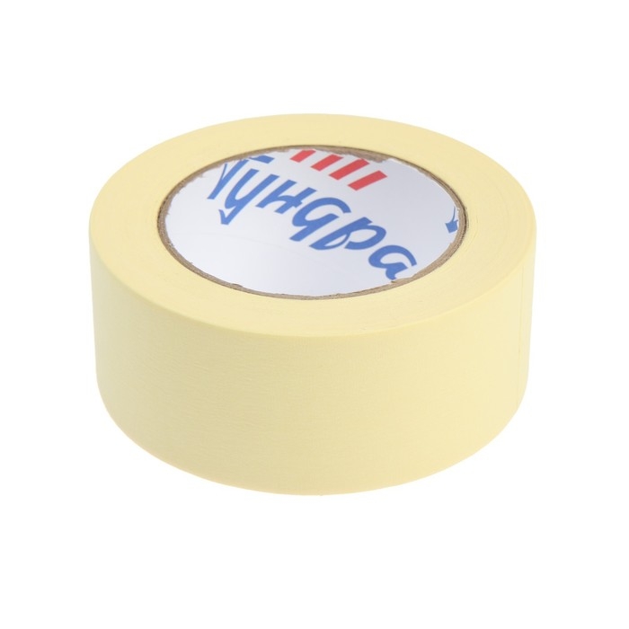 Лента малярная ТУНДРА, клейкая, термостойкая (80&deg;С), 48 мм x 50 м