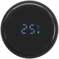 Смарт-бутылка с заменяемой батарейкой Long Therm, черная