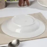 Тарелка глубокая Дулевский фарфор &laquo;Оливки&raquo;, 225 мл, d=20 см, белая, рисунок МИКС