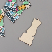 Декор для творчества дерево "Линейка и карандаш" набор 5 шт 5,7х2,7х0,3 см Декор для творчества дерево "Линейка и карандаш" набор 5 шт 5,7х2,7х0,3 см