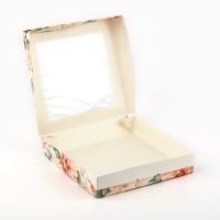 Коробка складная &laquo;Нежность&raquo;, 20 х 20 х 4 см