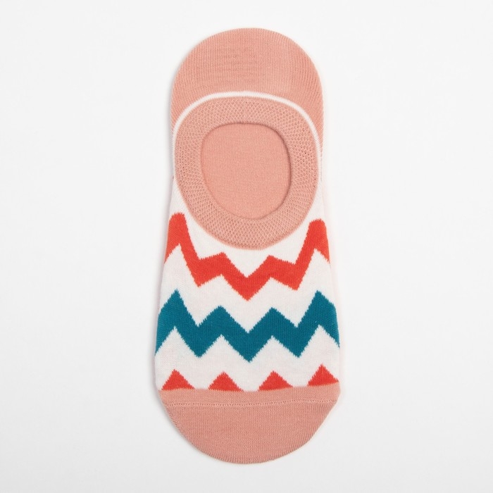 Носки MINAKU &laquo;Зигзаги&raquo;, размер 36-39 (23-25 см)