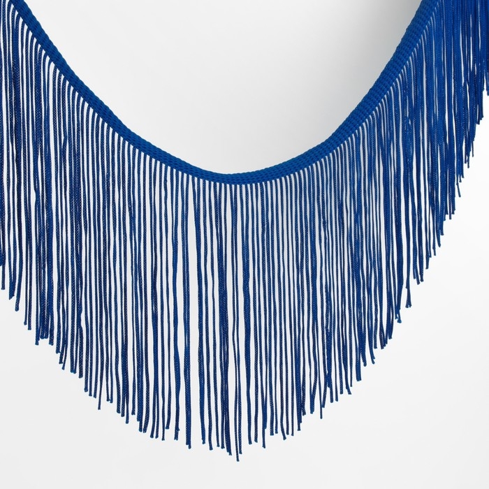 Тесьма декоративная &laquo;Бахрома&raquo;, 15 см, 5 &plusmn; 0,5 м, цвет ультрамарин