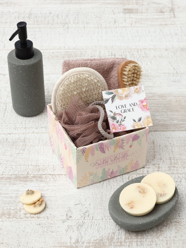 Набор подарочный "Capodanno", хлопок, бежевый